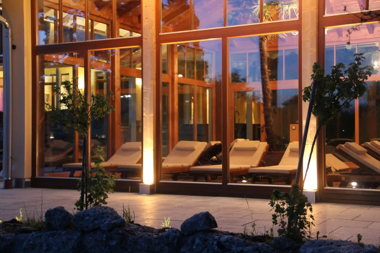 Ruhezonen mit Bergblick